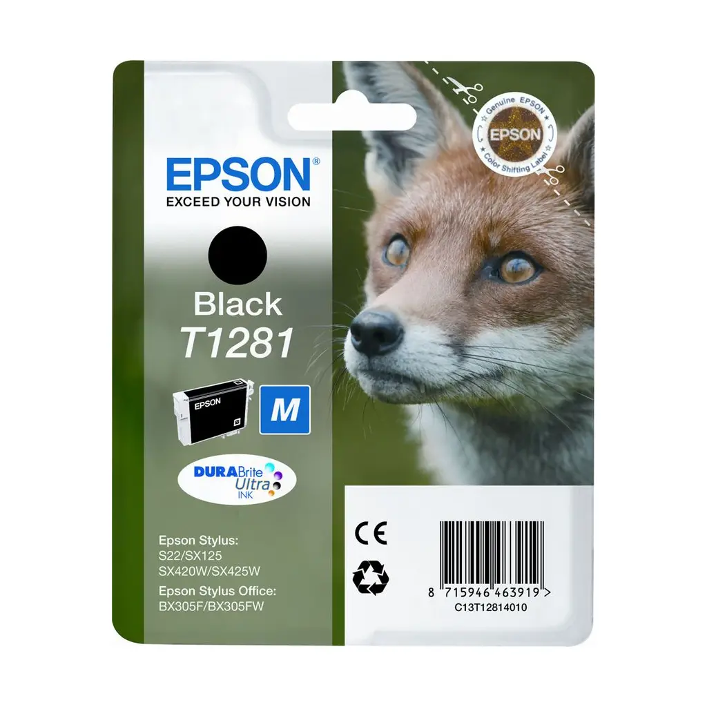 Črnilo EPSON T1281 Black 5.9ml original-1