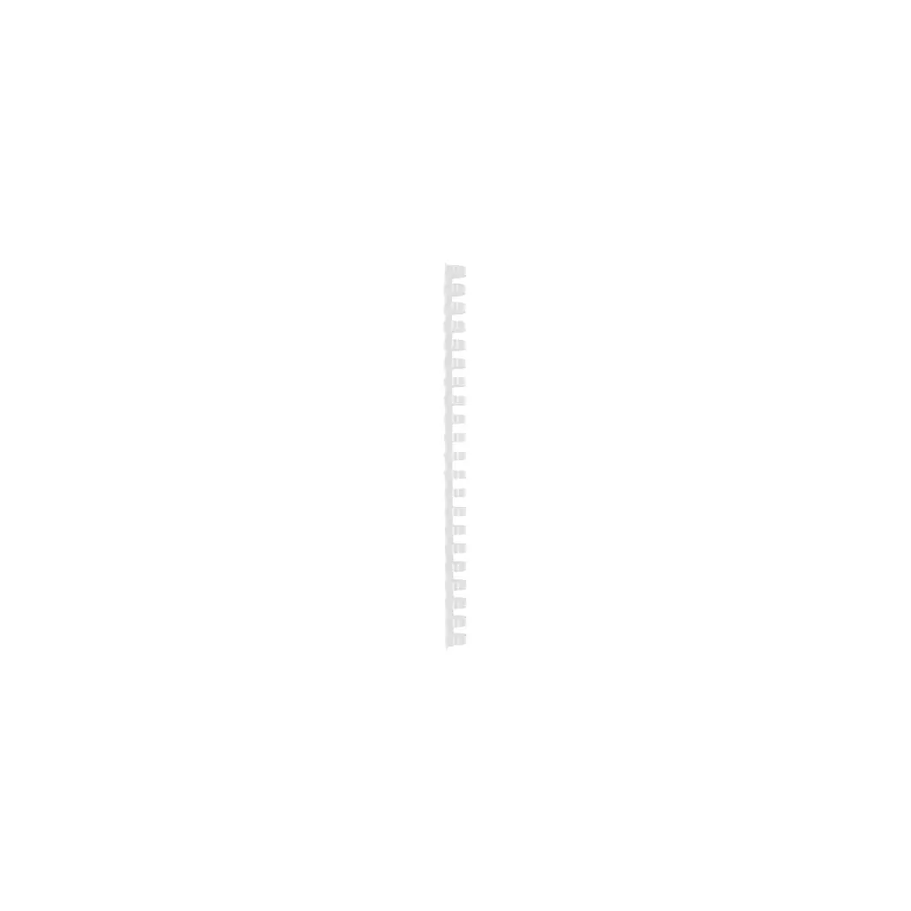 Spirala PVC za vezavo do 120 listov 16mm 100/1 okrogla bela-1