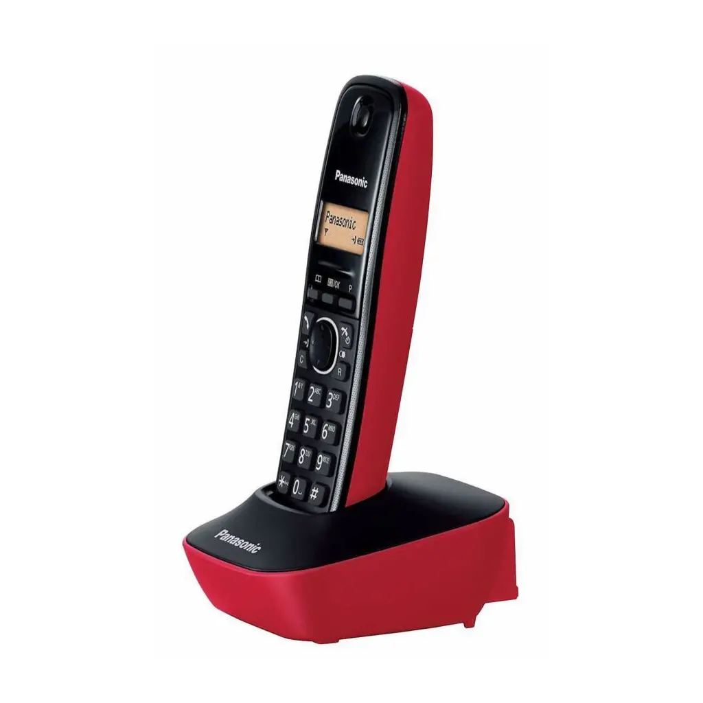 Telefon PANASONIC KX-TG1611 brezžični - rdeč-2