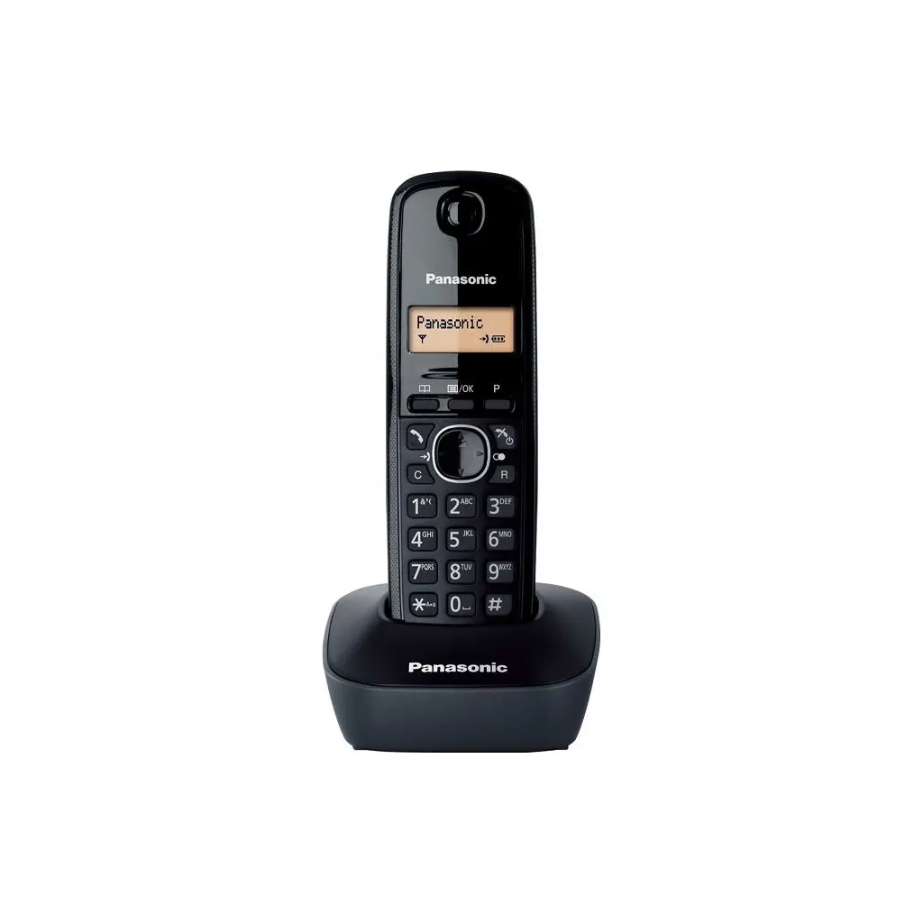 Telefon PANASONIC KX-TG1611 brezžični - črn-1