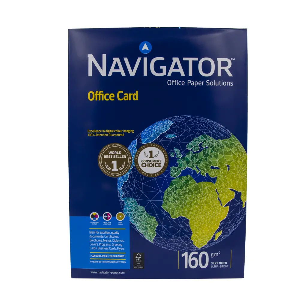 Papir fotokopirni A3 160gr Navigator Office Card 250/1-1