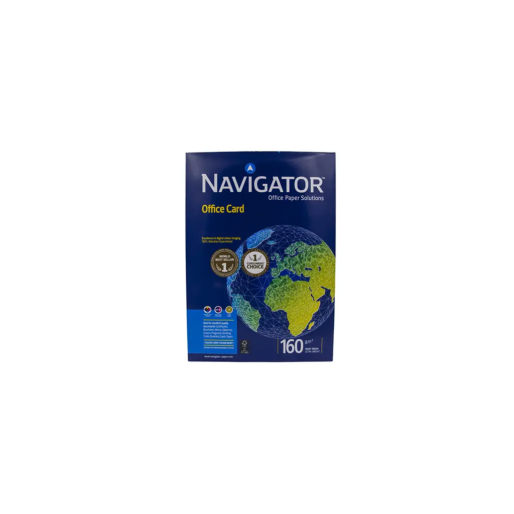 Papir fotokopirni A3 160gr Navigator Office Card 250/1-4