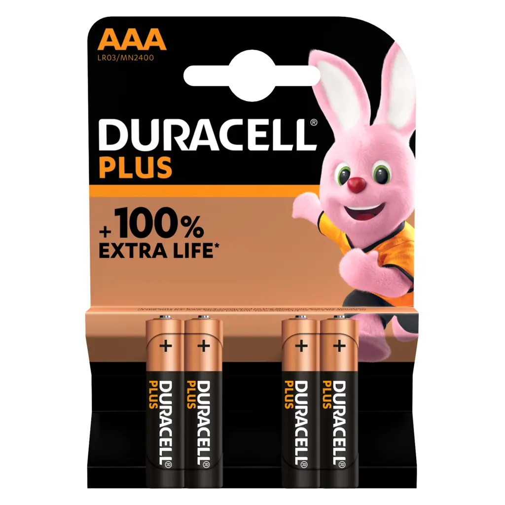 Baterija DURACELL Plus Power AAA 4/1-2