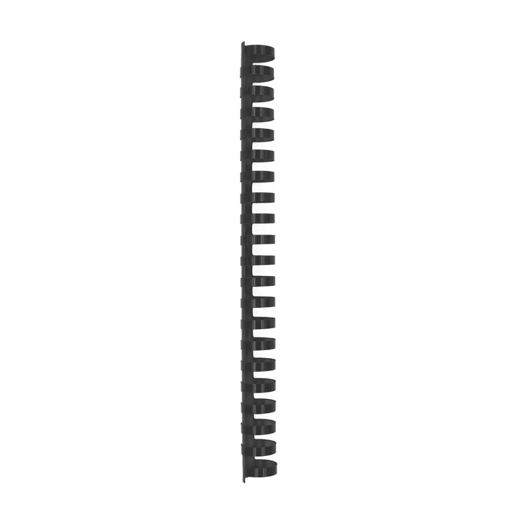 Spirala PVC za vezavo do 180 listov 22mm 50/1 okrogla črna-0