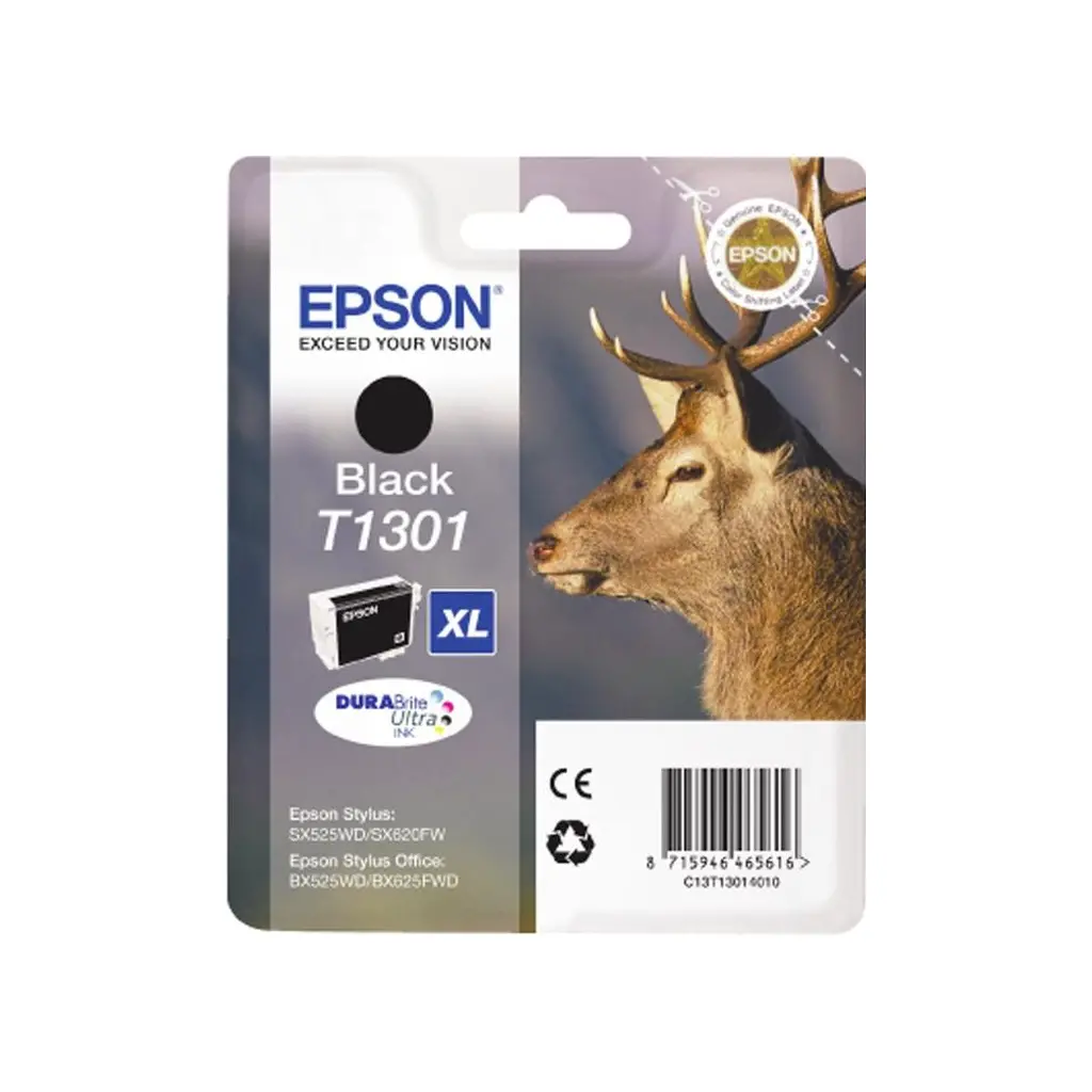 Črnilo EPSON T1301 Black XL original-0
