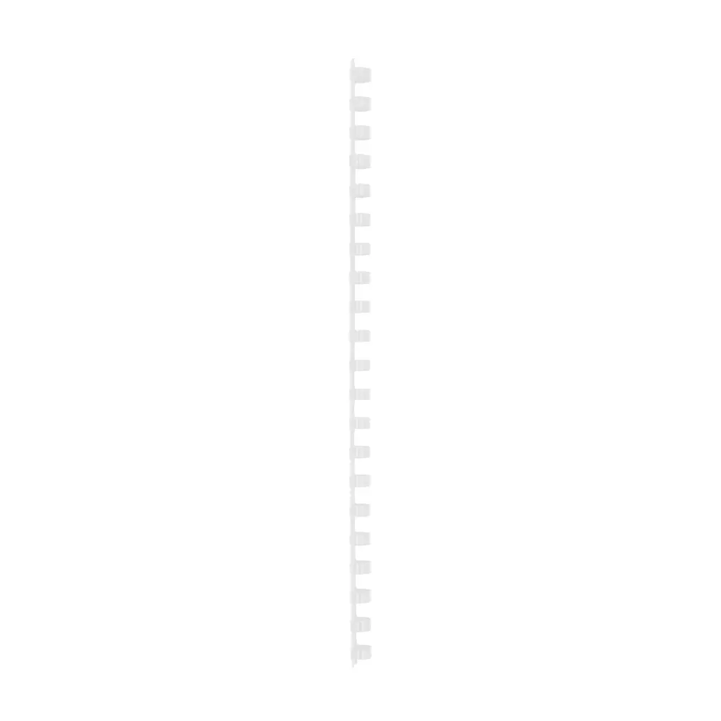 Spirala PVC za vezavo do  55 listov 10mm 100/1 okrogla bela-0