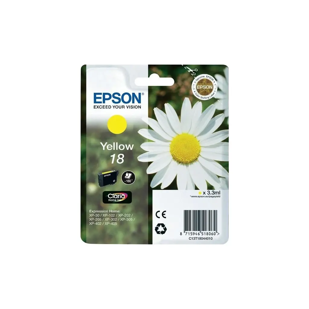 Črnilo EPSON T1804 Yellow 18 original-0
