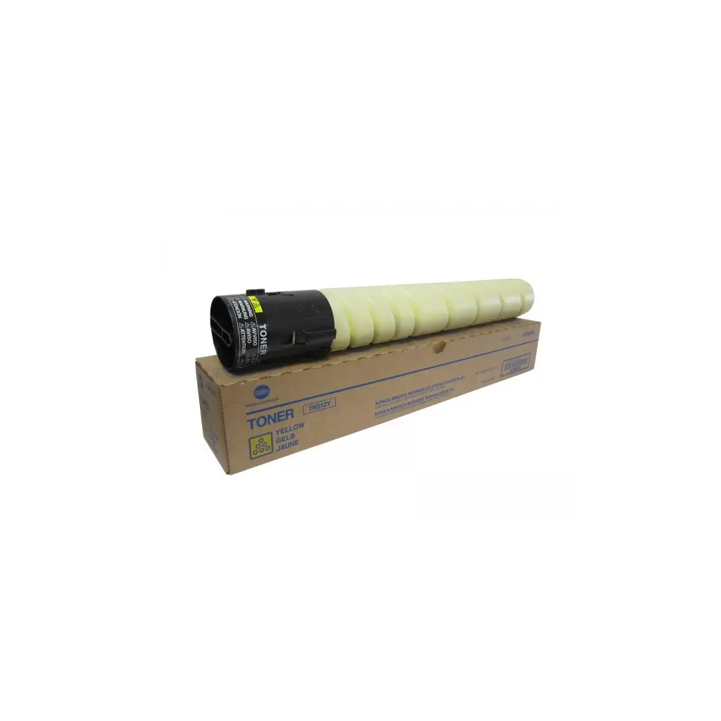 Toner MINOLTA TN512Y Yellow - BizHub C454 original-0