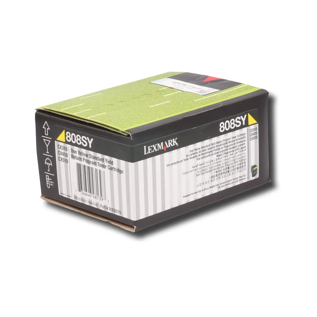 Toner LEXMARK CX310/ 410/ 510 Yellow 808SY original-1