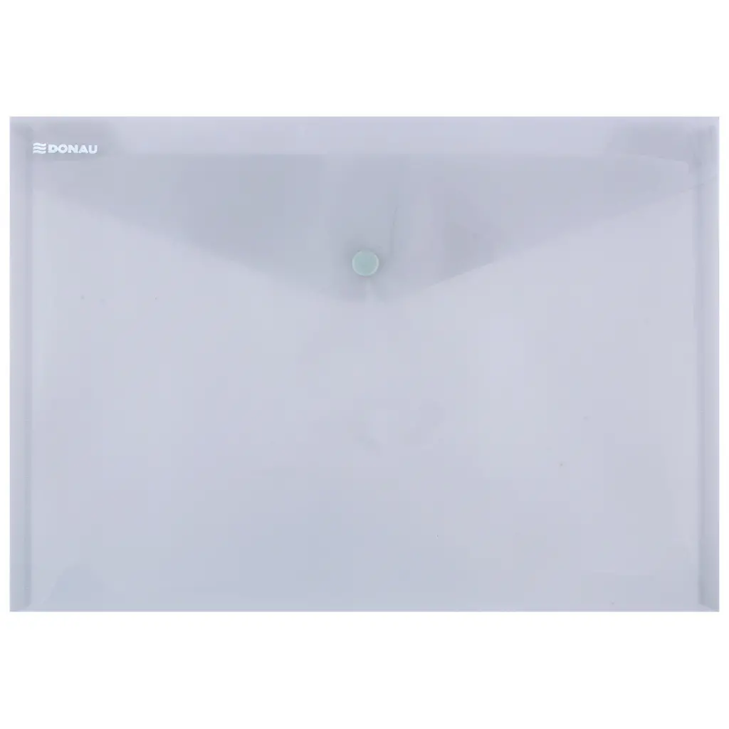 Kuverta z gumbom pp Donau A4 8544001PL-02 dimljeno prozorna-0