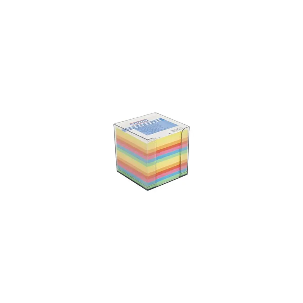 Kocka PVC s papirjem  9,5x9,5x9,5cm Donau 7492001PL-99 intenziv papir-1