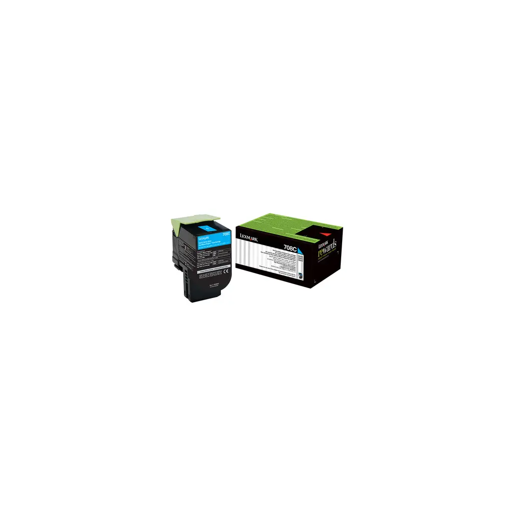 Toner LEXMARK CS310 708C Cyan - Return Program original-0