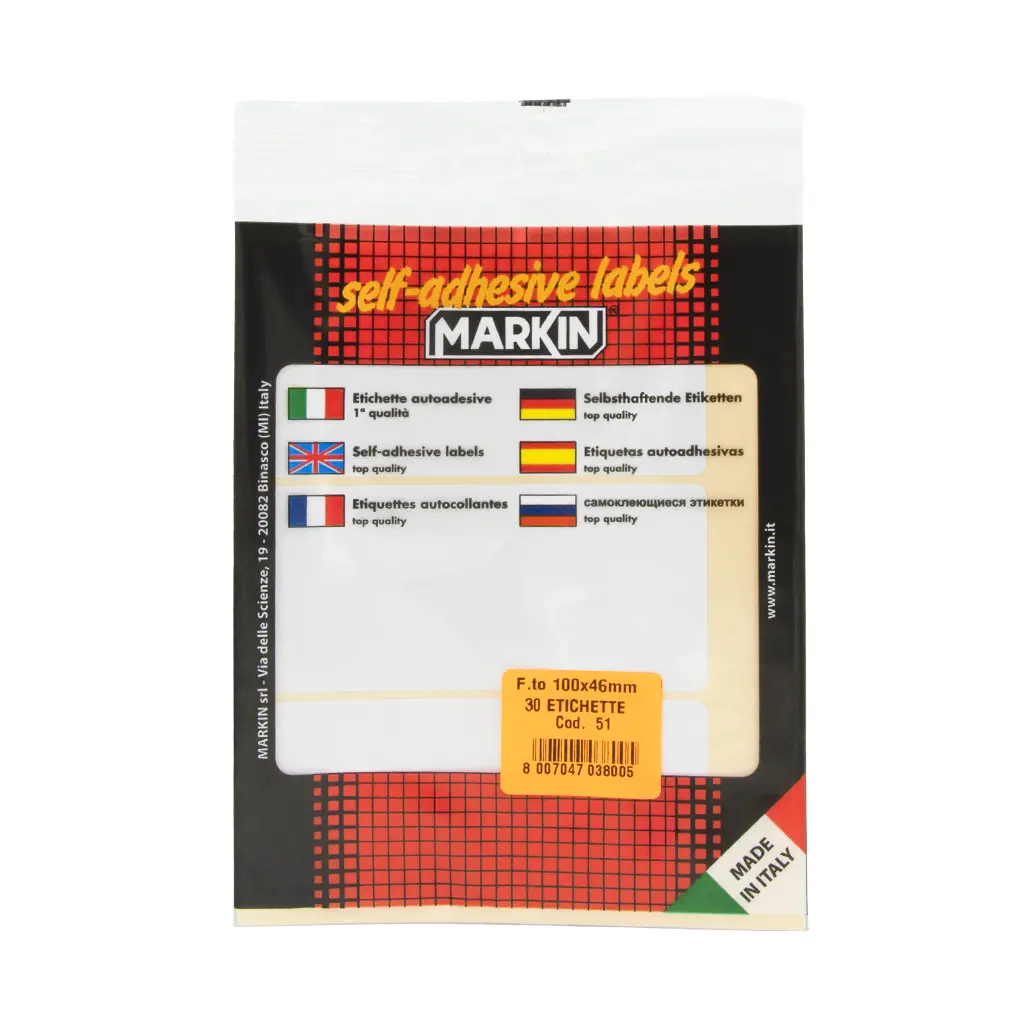 Etiketa slip 100x46 Markin 10051 10/1-0