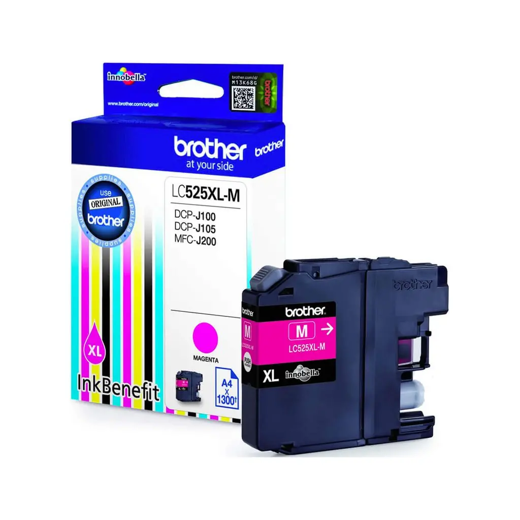 Črnilo BROTHER LC-525XL Magenta original-0