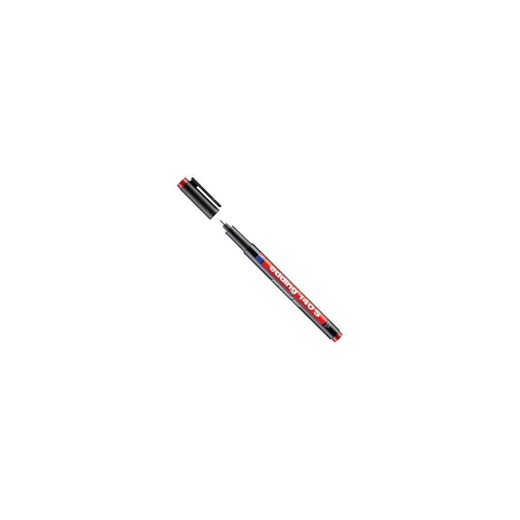 Marker permanentni 0,3mm Edding 140 S rdeč-1
