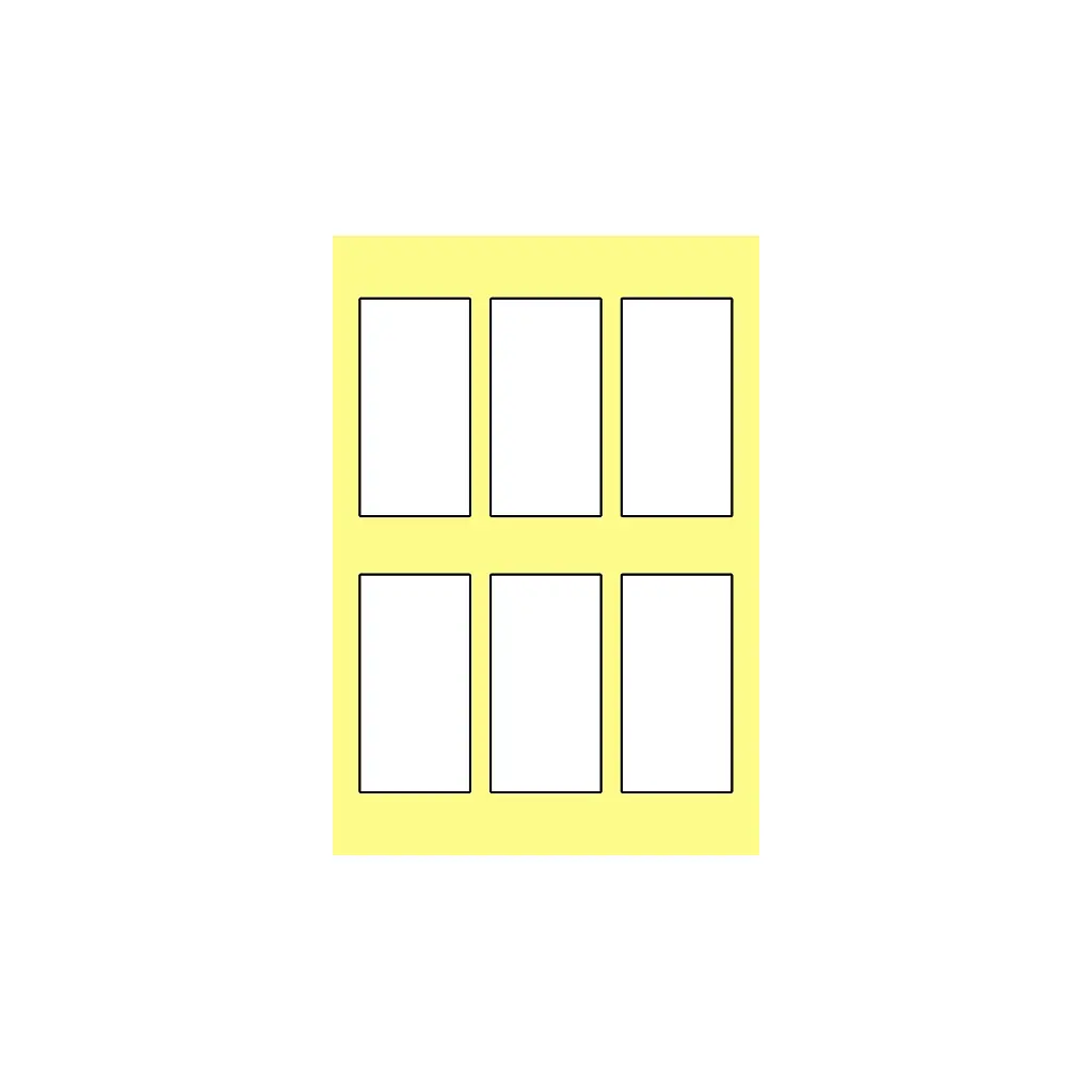 Etiketa slip  38x75mm 1/1-1