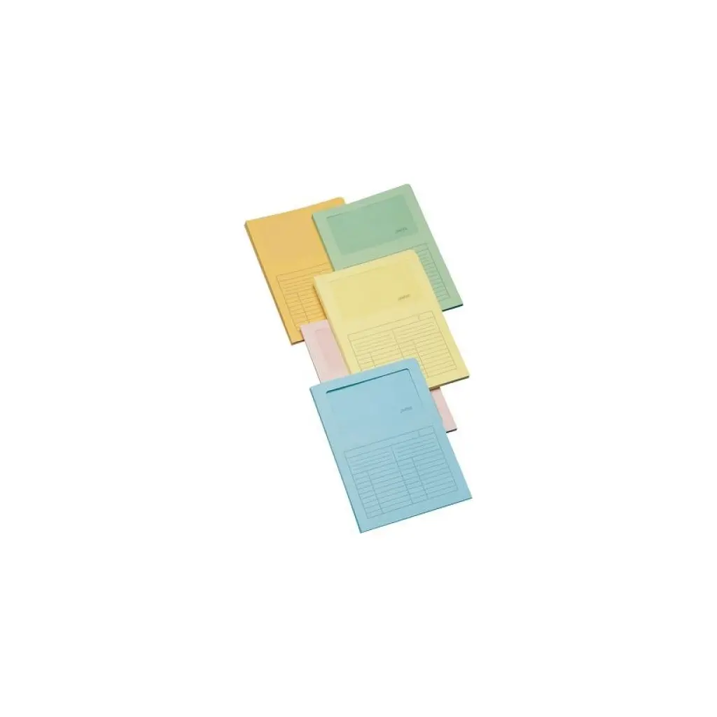 Mapa L A4 papirnata z oknom Sintex Blasetti 1/1 rumena-0