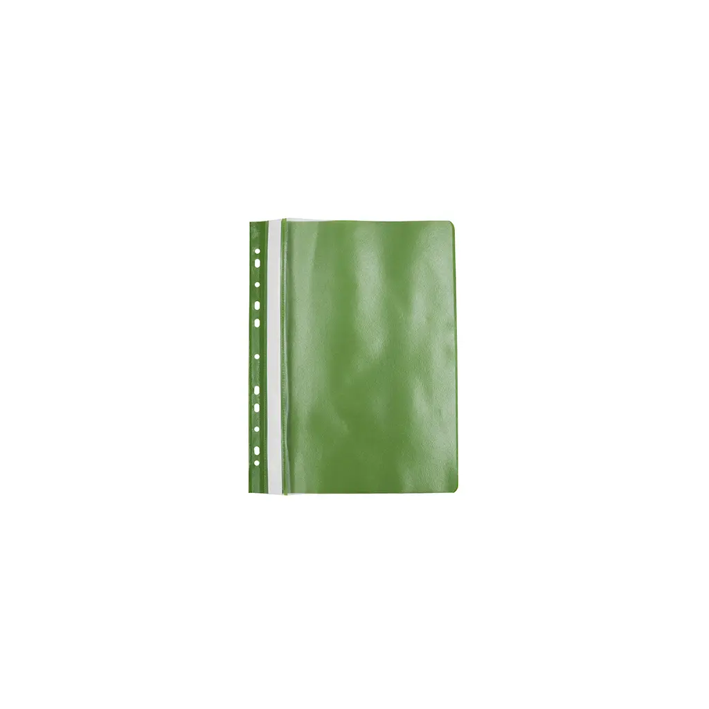 Mapa vložna PVC s plastično sponko 235x310mm KS240A 1/1 zelena-1