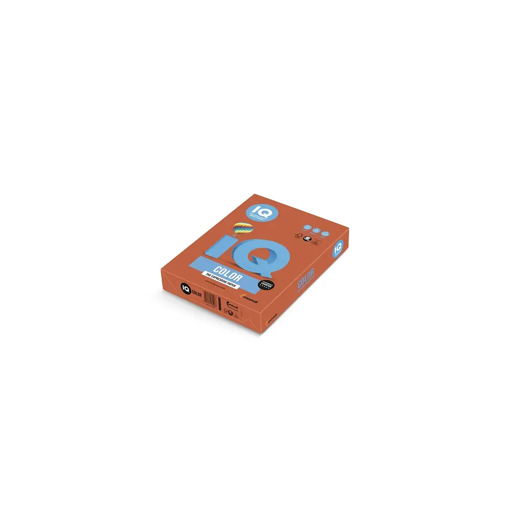 Papir fotokopirni color A4  80gr Mondi IQ intensive ZR09 500/1 brick red rdeč-1