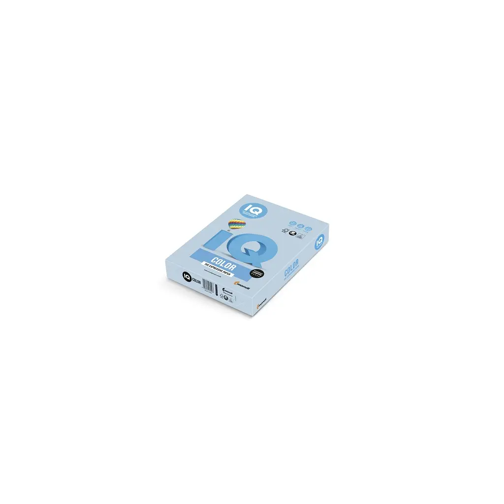 Papir fotokopirni color A4  80gr Mondi IQ pastel OBL70 500/1 ice blue moder-1