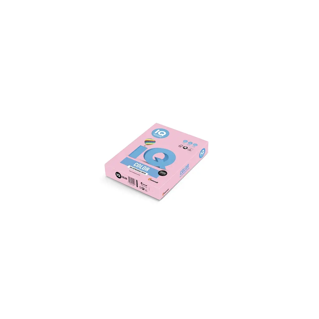 Papir fotokopirni color A4  80gr Mondi IQ pastel OPI74 500/1 flamingo-1