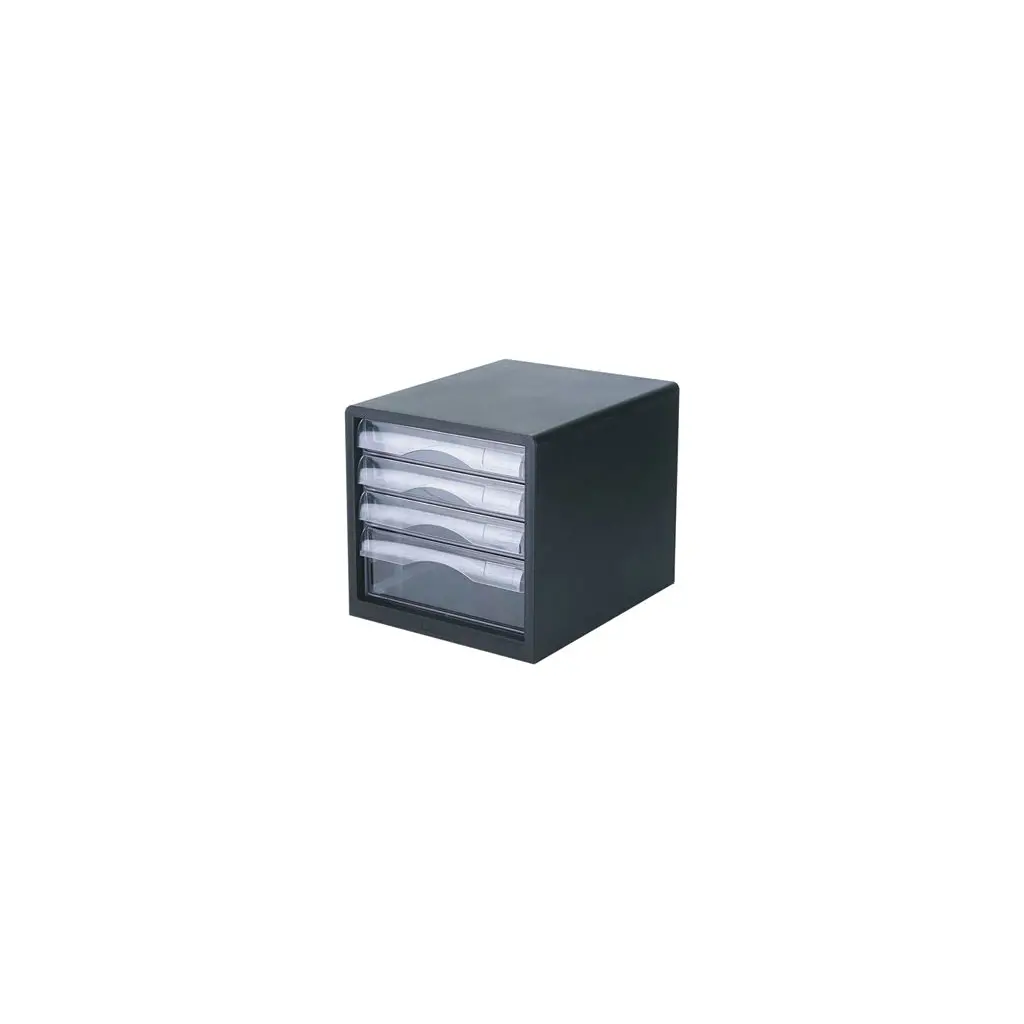 Škatla s predali PVC  4 predali 340x275x260mm Deli 9774 črna-2