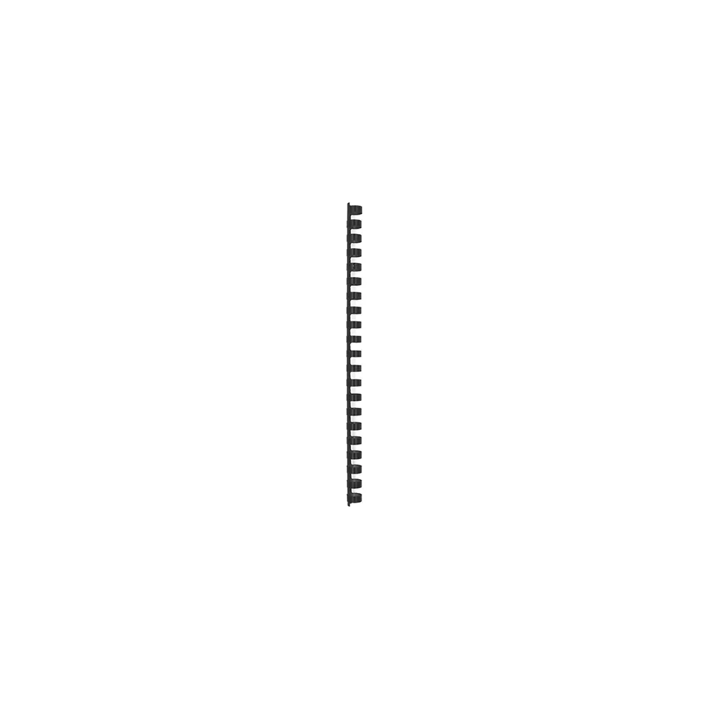 Spirala PVC za vezavo do 100 listov 14mm 100/1 okrogla črna-1