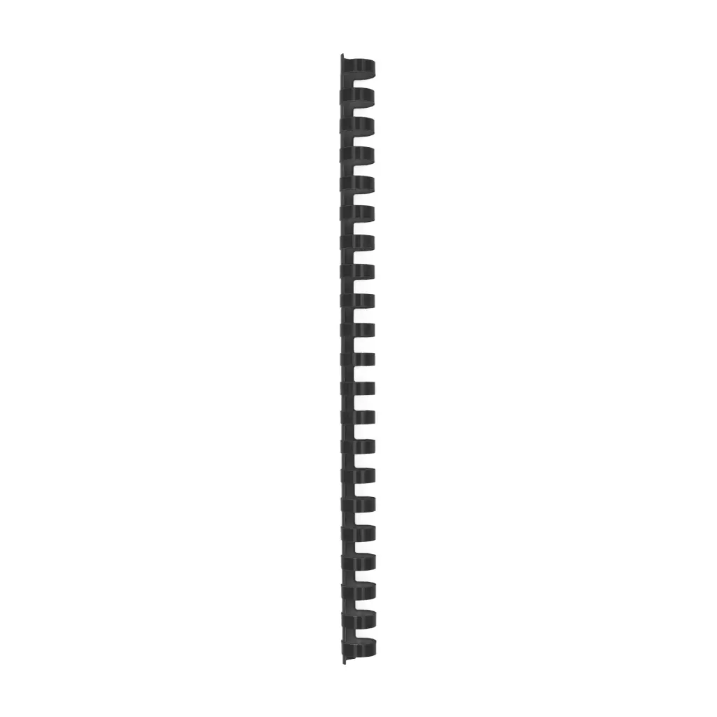 Spirala PVC za vezavo do 120 listov 16mm 100/1 okrogla črna-0