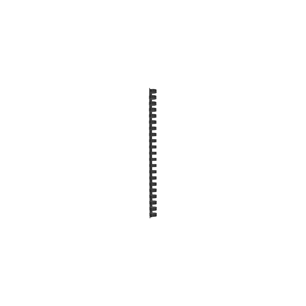 Spirala PVC za vezavo do 120 listov 16mm 100/1 okrogla črna-1
