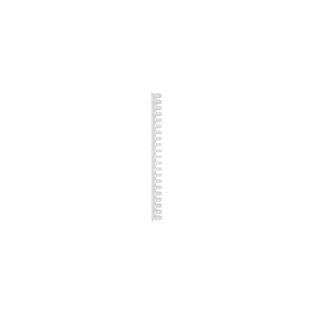 Spirala PVC za vezavo do 210 listov 25mm 50/1 okrogla bela-1