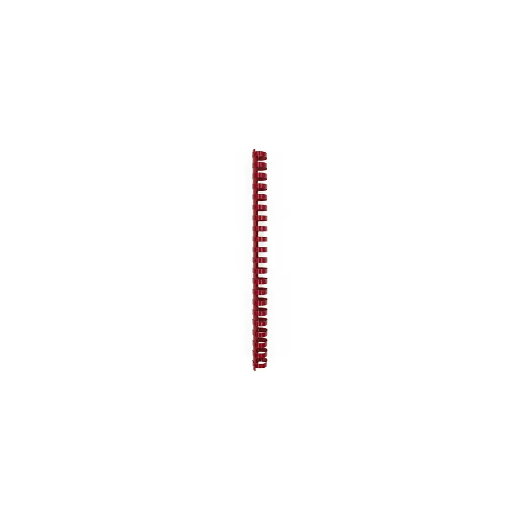Spirala PVC za vezavo do 280 listov 32mm 50/1 ovalna rdeča-1