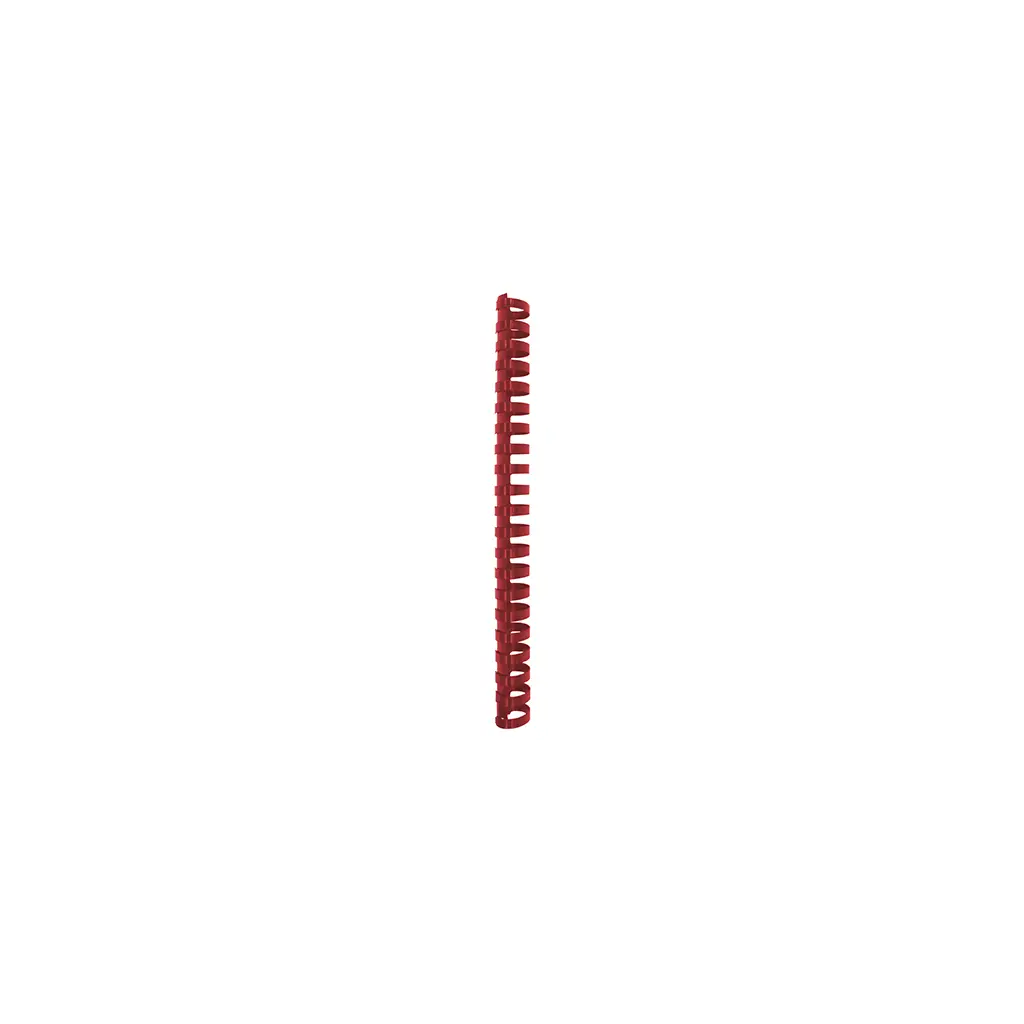 Spirala PVC za vezavo do 340 listov 38mm 50/1 ovalna rdeča-2
