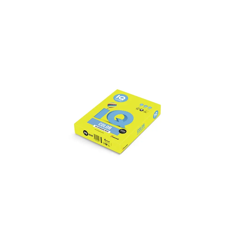 Papir fotokopirni color A4  80gr Mondi IQ neon NEOGB 500/1 yellow rumen-1