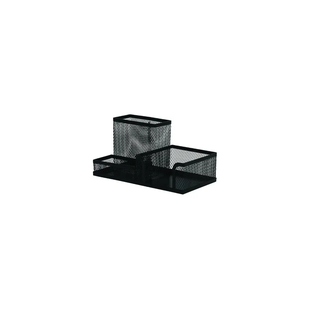 Organizator namizni iz žice 3v1 200x100x100mm črno-3