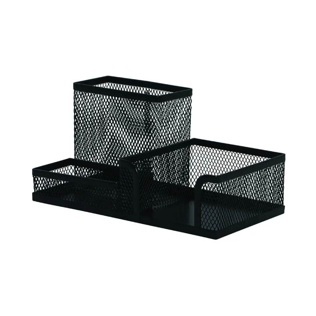 Organizator namizni iz žice 3v1 200x100x100mm črno-0