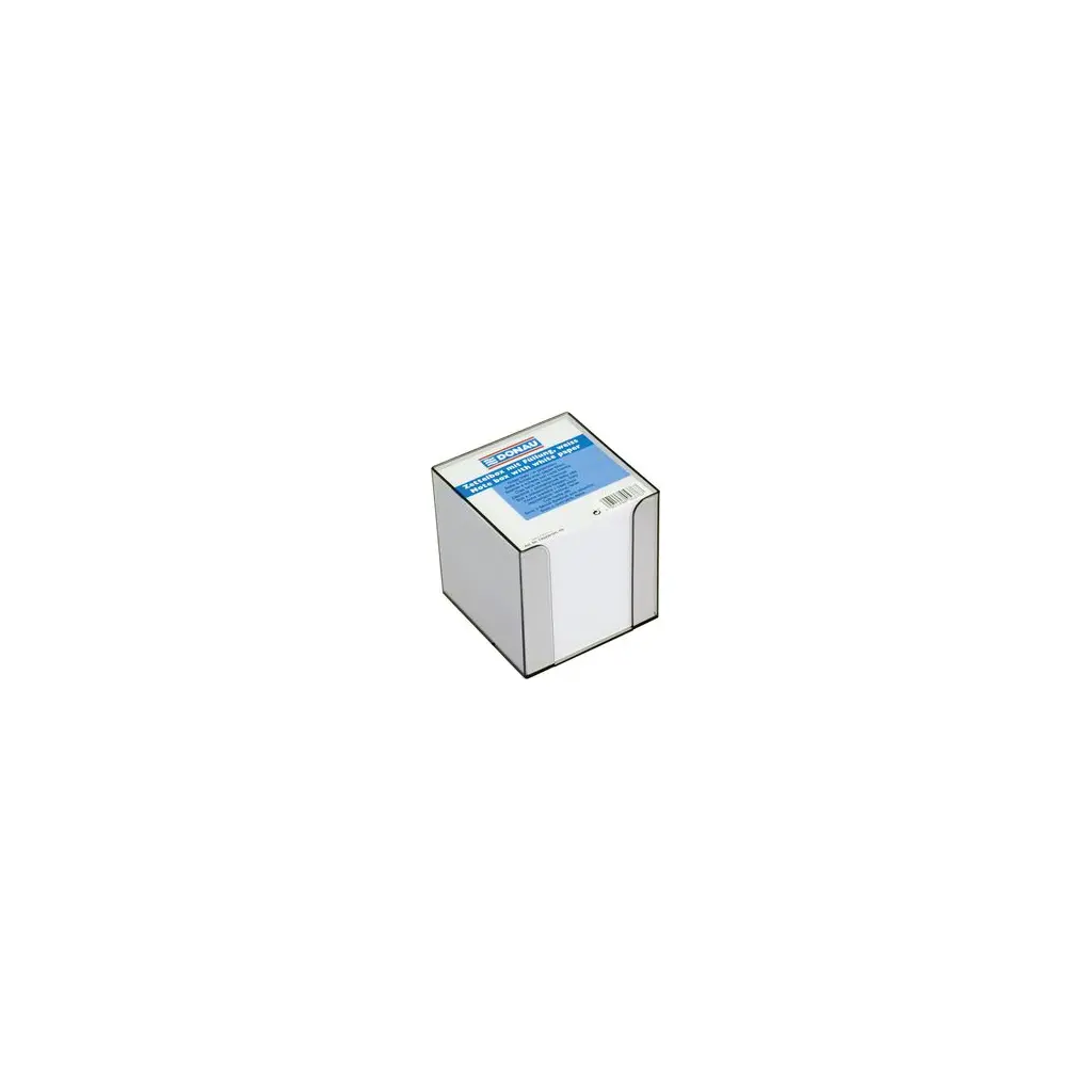 Kocka PVC s papirjem  9,5x9,5x9,5cm Donau 7492001PL-09 bela papir-1
