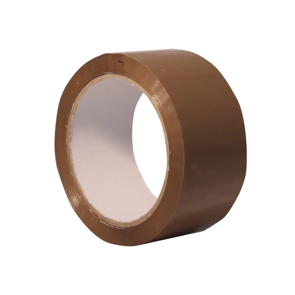 Lepilni trak pakirni 48/66 solvent rjav 1/1-0