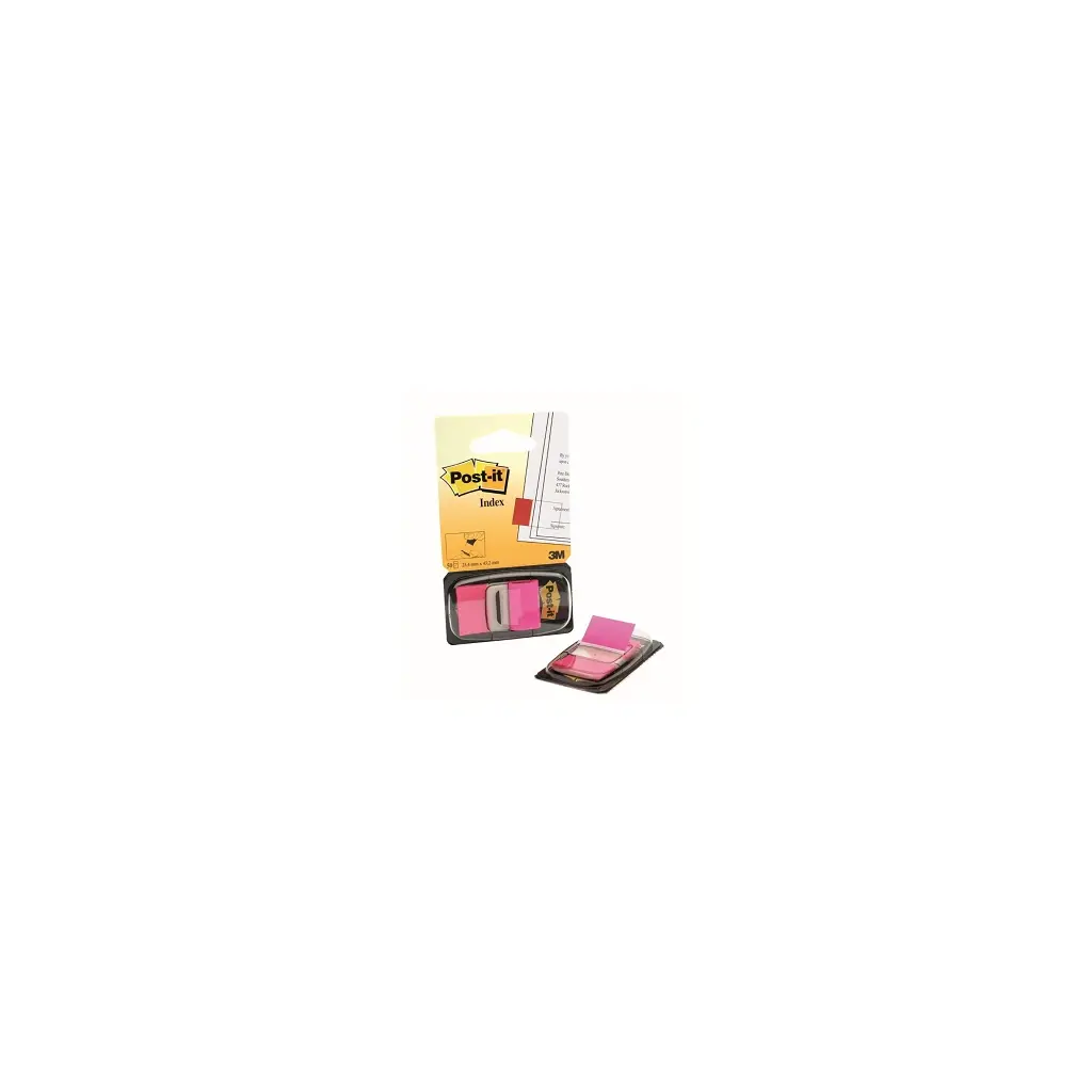 Zastavica 25,4x43,2mm 50 listov film polprozoren 3M 680-21 roza-1