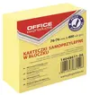 Lističi samolepilni 76x76mm 400 listov Office products rumen-1