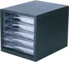 Škatla s predali PVC  5 predalov 340x275x260mm Deli 9775 siva-1