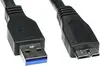 Kabel USB tip A-M<=>USB tip micro-B-M - USB3.0 za ext. hard disk 0.8m - ROLINE-1