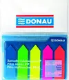 Zastavica 45x12mm 5x25 listov film polprozoren Donau puščica 5 barv-1