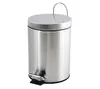 Koš za odpadke s pedalom inox 5l-0