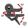 Stojalo za selotejp Clip&Twist Dispenser 19/33 Scotch C-19 temno siv-1