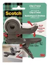 Stojalo za selotejp Clip&Twist Dispenser 19/33 Scotch C-19 temno siv-2