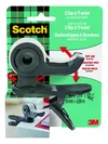 Stojalo za selotejp Clip&Twist Dispenser 19/33 Scotch C-19 temno siv-0