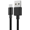 Kabel USB tip A-M<=>USB tip C-M  1.0m - XIAOMI - črn pleten-0