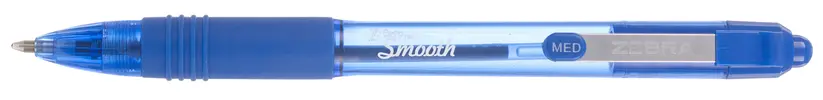 Kemični svinčnik Zebra Z-Grip smooth 1,0 moder izpis-0