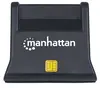Bralnik kartic MANHATTAN Upright za Smart kartice - USB, black-0