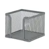Kocka za papir iz žice 95x95x80mm srebrna Q-Connect-2